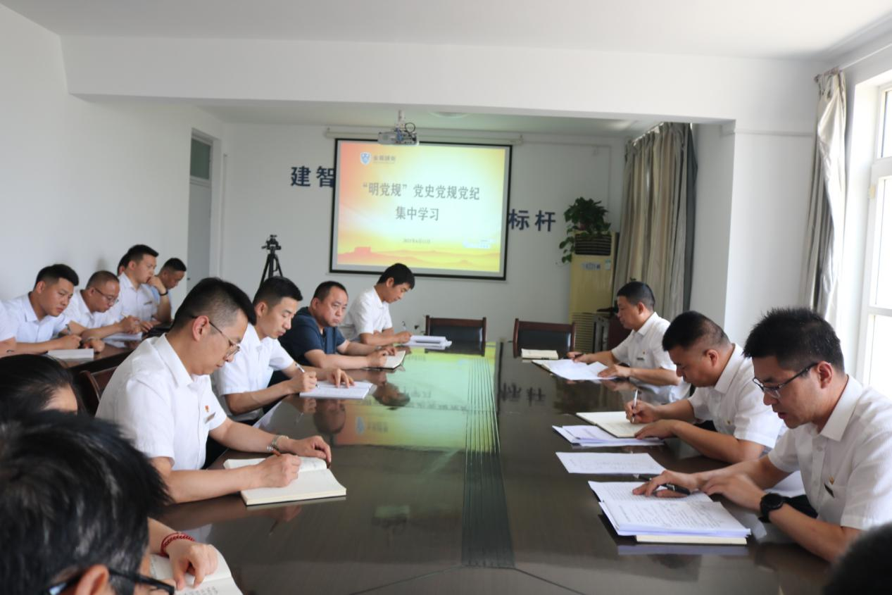 金盾護衛公司黨支部組織開(kāi)展第四個(gè)紀律教育學(xué)習宣傳月活動(dòng)動(dòng)員會(huì )