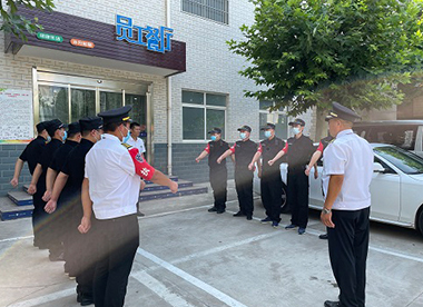 派駐到渭南市寶能華府項目